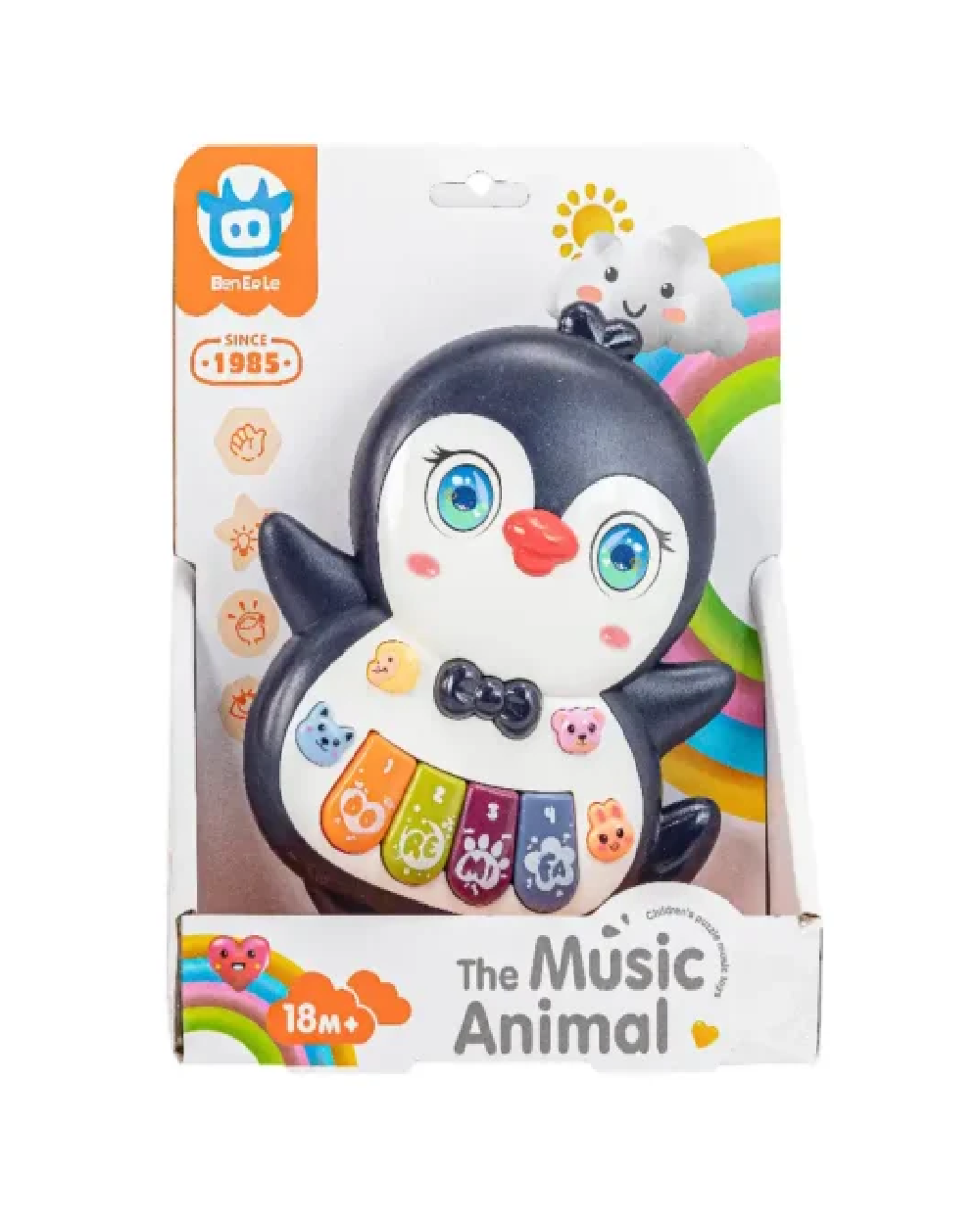 Battery Operated Piano Penguin