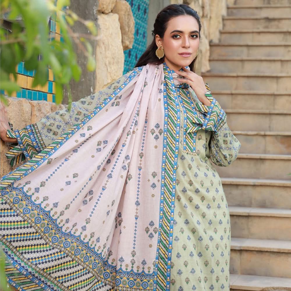 Schick Dr Print Lawn Unstitched 3Pcs Suit - 3, Women, 3Pcs Shalwar Suit, Mi Creation, Chase Value