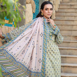 Schick Dr Print Lawn Unstitched 3Pcs Suit - 3, Women, 3Pcs Shalwar Suit, Mi Creation, Chase Value
