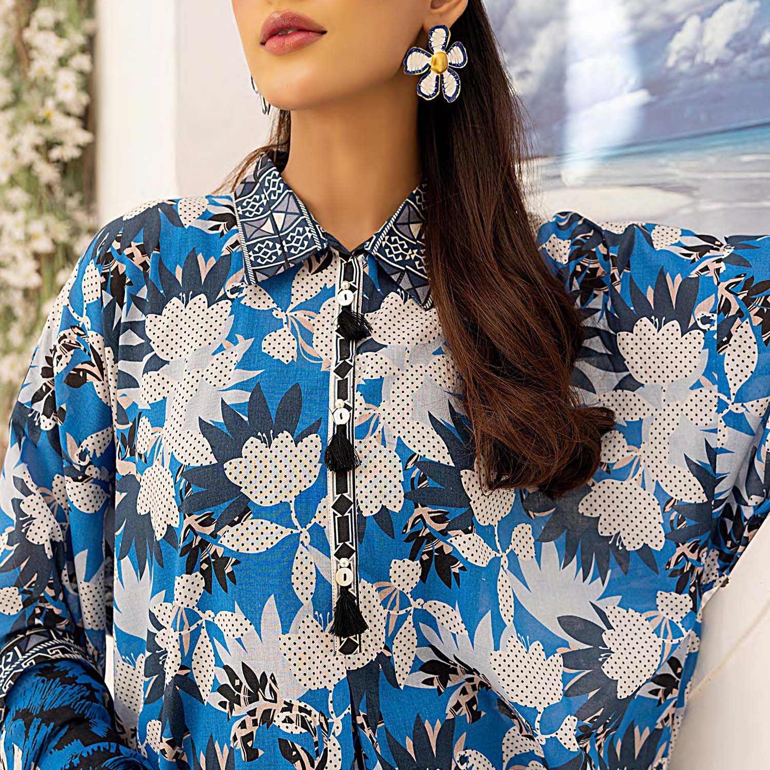 SANA & SARA ESHAAL By Salitex Lawn Printed Unstitched 3Pcs Suit - 62, Women, 3Pcs Shalwar Suit, Salitex, Chase Value