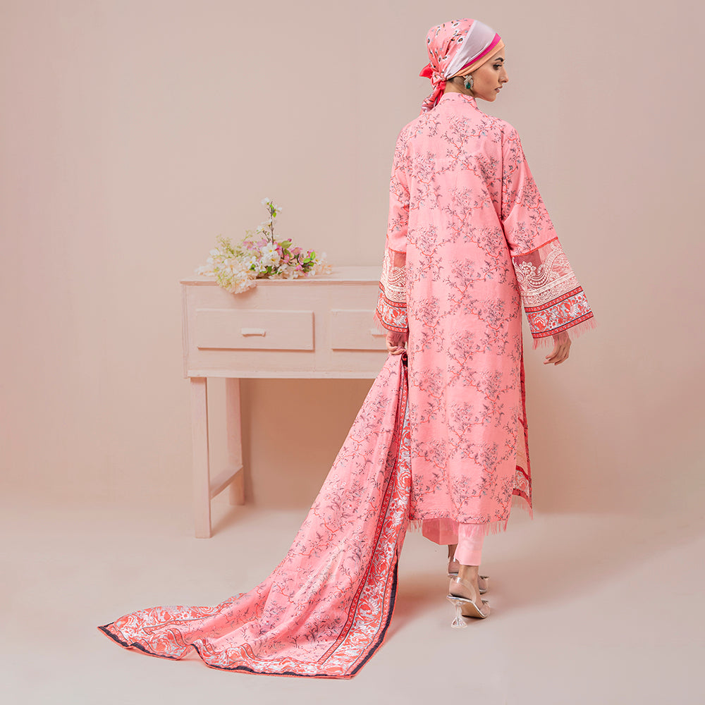 Eminent Women's Lawn Digital Printed Embroidered Unstitched 3Pcs Suit, Women, 3Pcs Shalwar Suit, Eminent, Chase Value