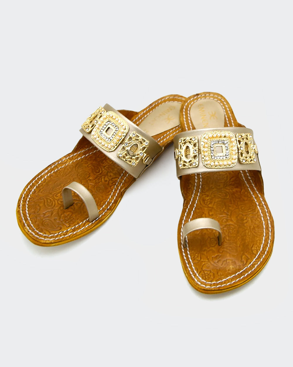Eminent Women's Leather Kolhapuri, Women Slippers, Eminent, Chase Value