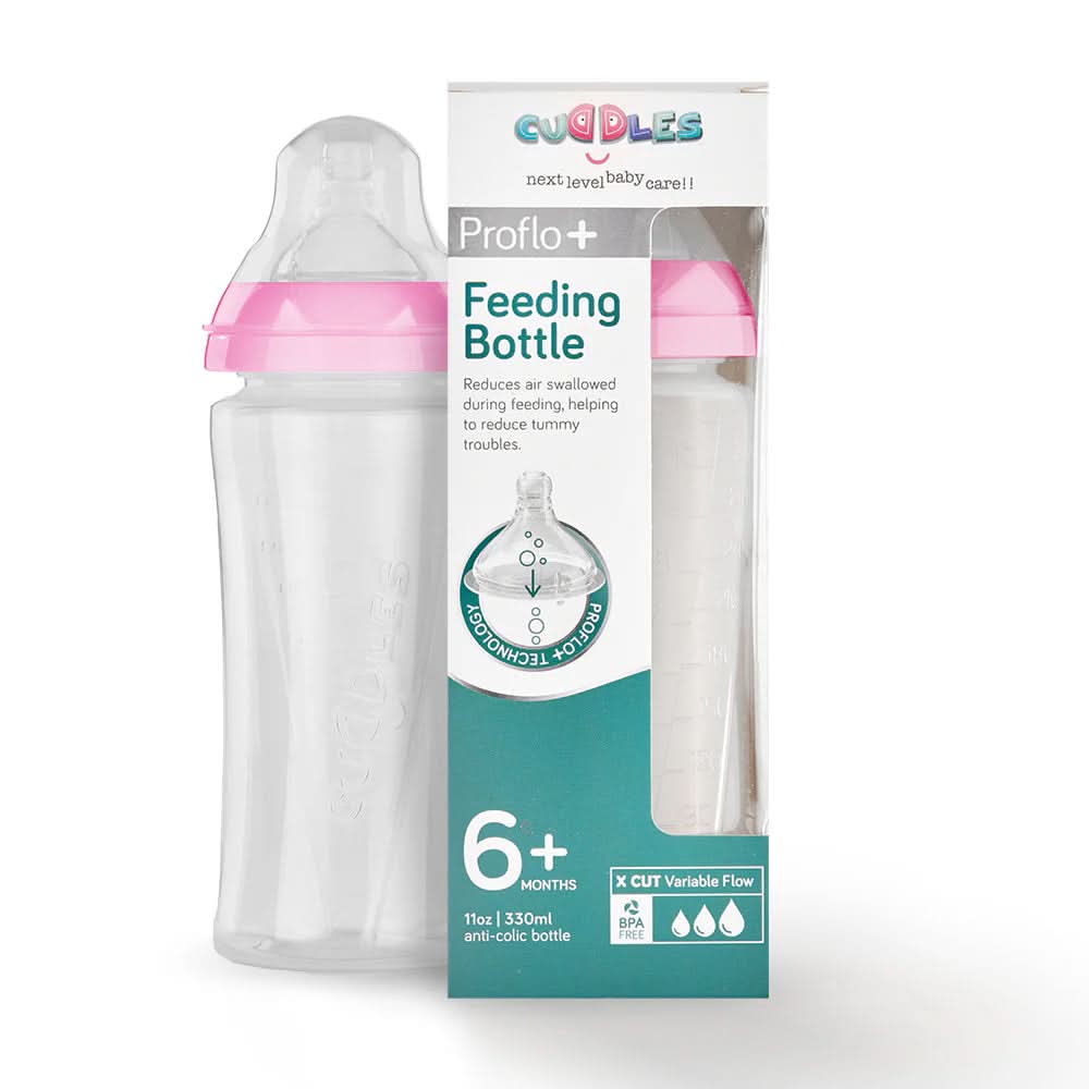 Cuddles Essential Feeder  Bottle 260ml - Pink, Feeding Supplies, Cuddles, Chase Value