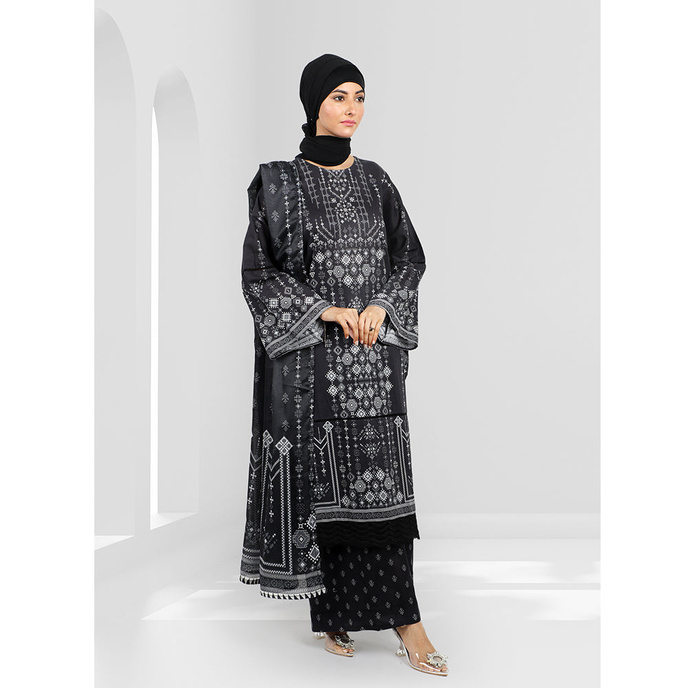 Eminent Printed Digital Lawn Unstitched 3Pcs Suit - ES24LP3P23, Women, Unstitched Kurti, Eminent, Chase Value