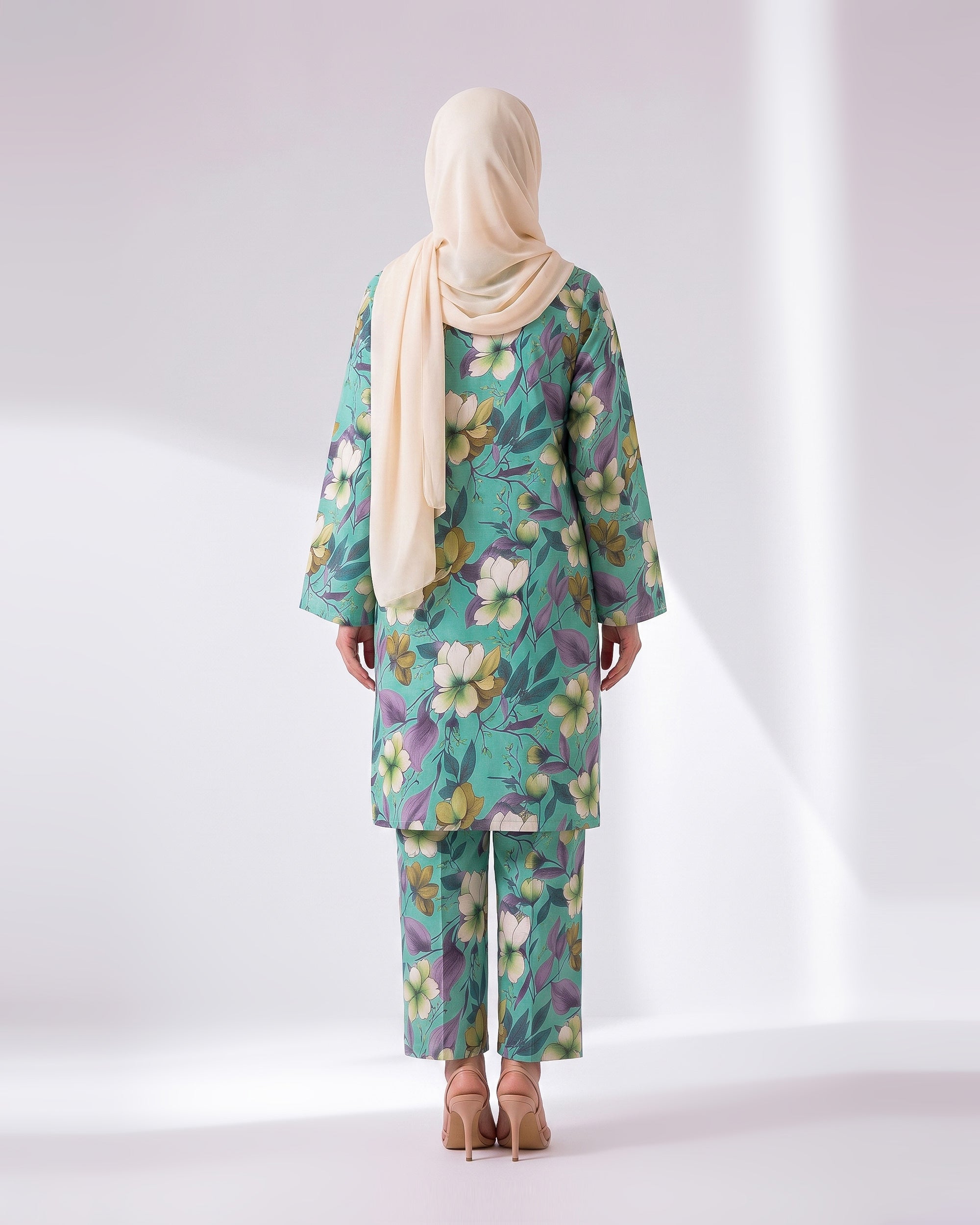 Valuables Women's Printed Unstitched 2 PC Suit
