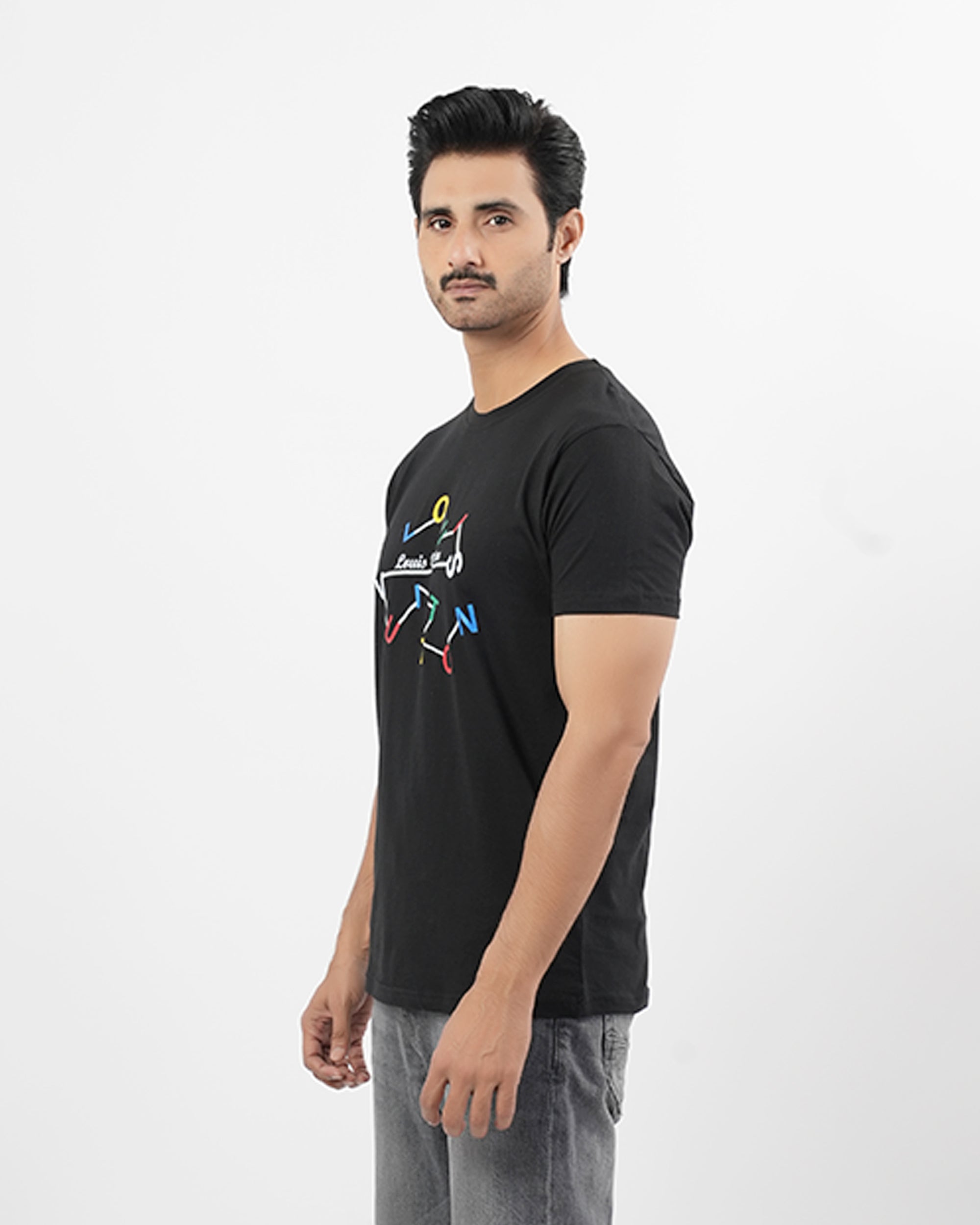 Valuables Men's Printed Half Sleeve T-Shirt - Louis Vuitton
