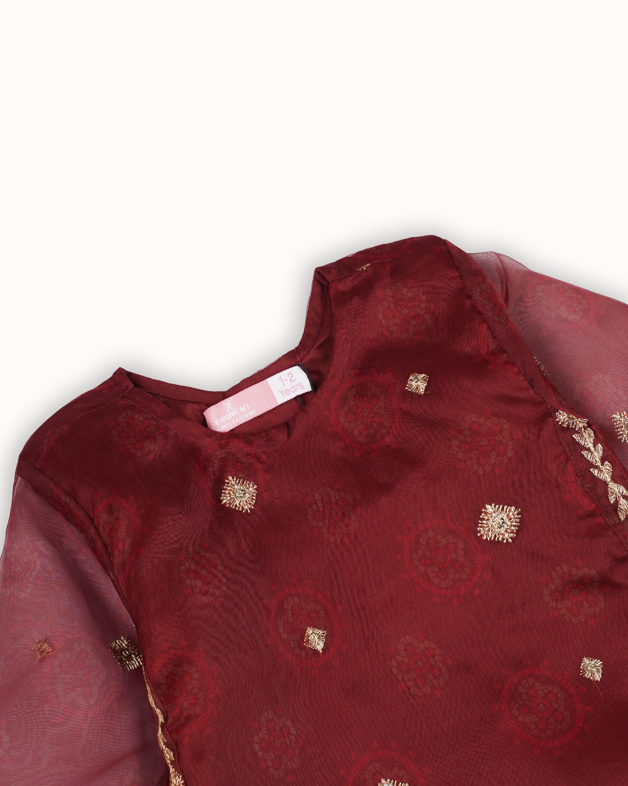 Eminent Girls' Signature Embroidered 2pc Suit