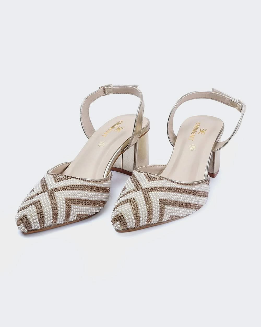 Eminent Women's Heel Backless Sandal, Women Heels, Eminent, Chase Value
