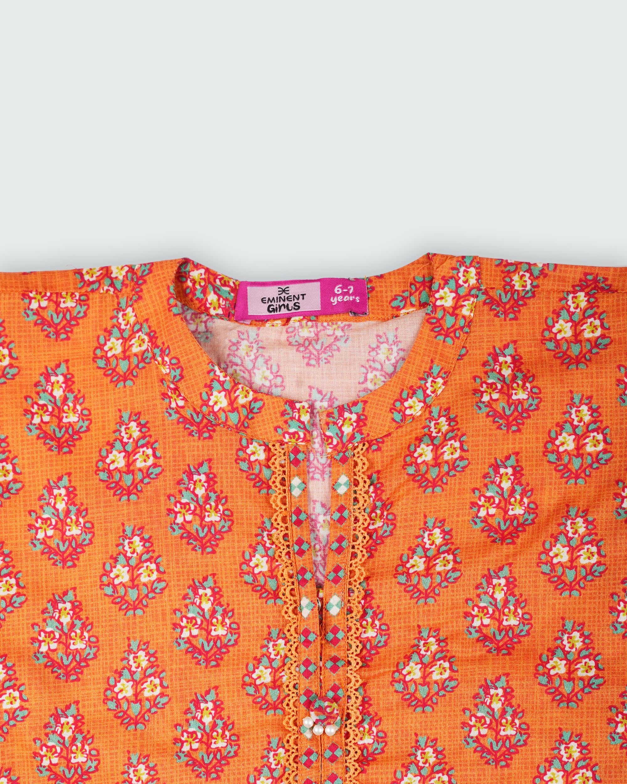Eminent Girls' Essentials Printed 3 Pc Suit