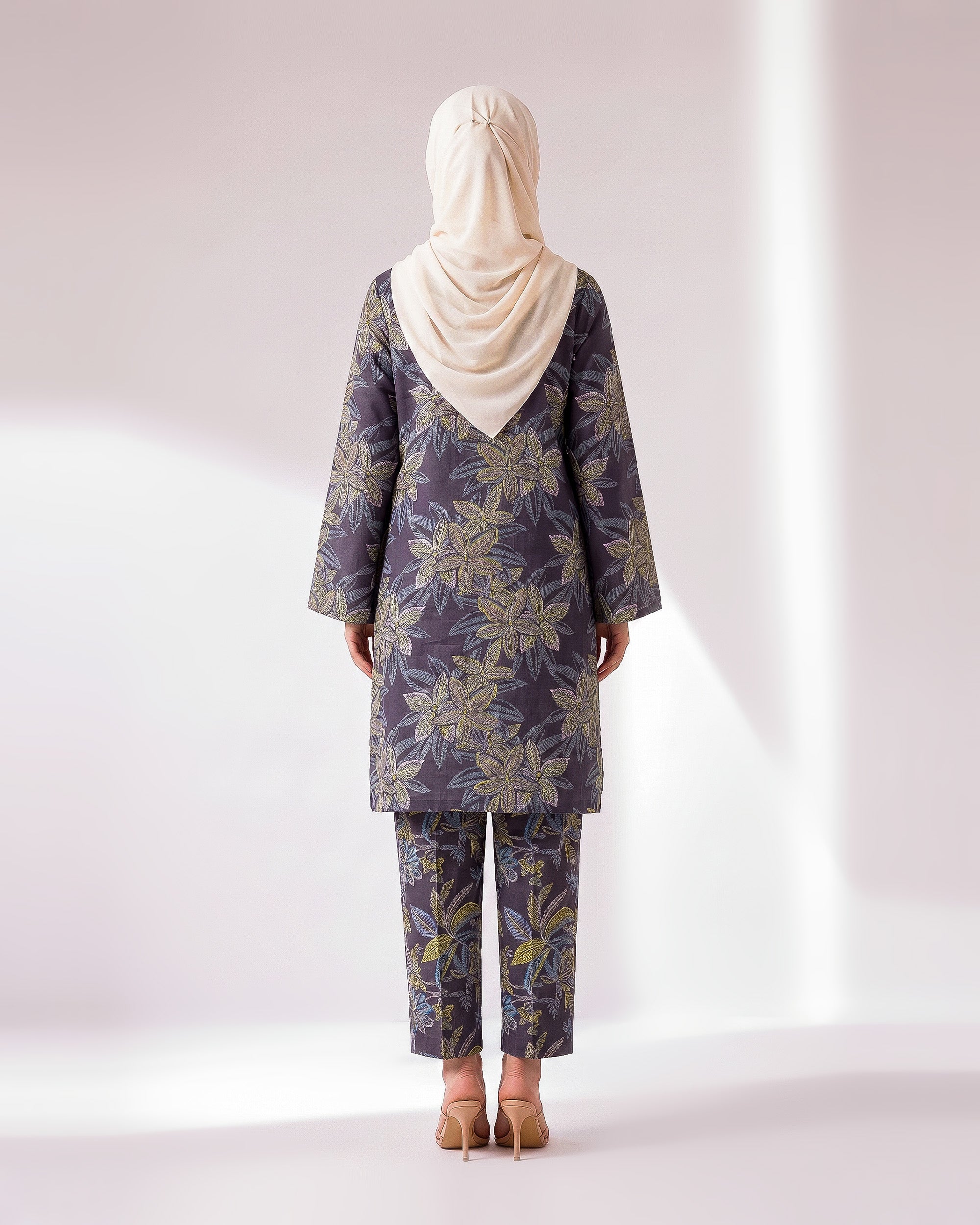 Valuables Women's Printed Unstitched 2 PC Suit