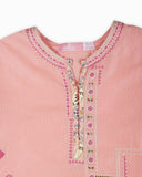 Eminent Girls' Essentials Embroidered Dyed 2pc Suit