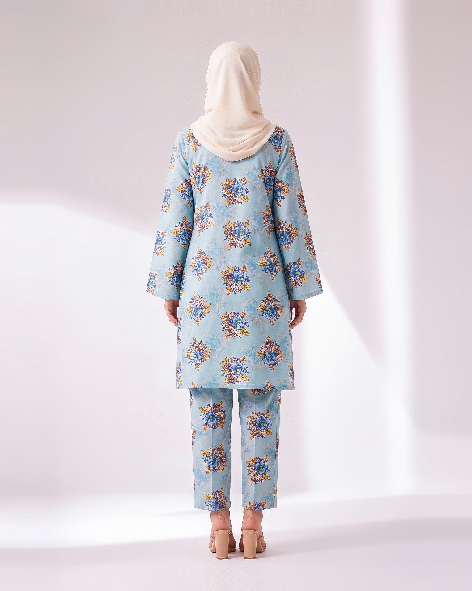 Valuables Women's Printed Unstitched 2 PC Suit