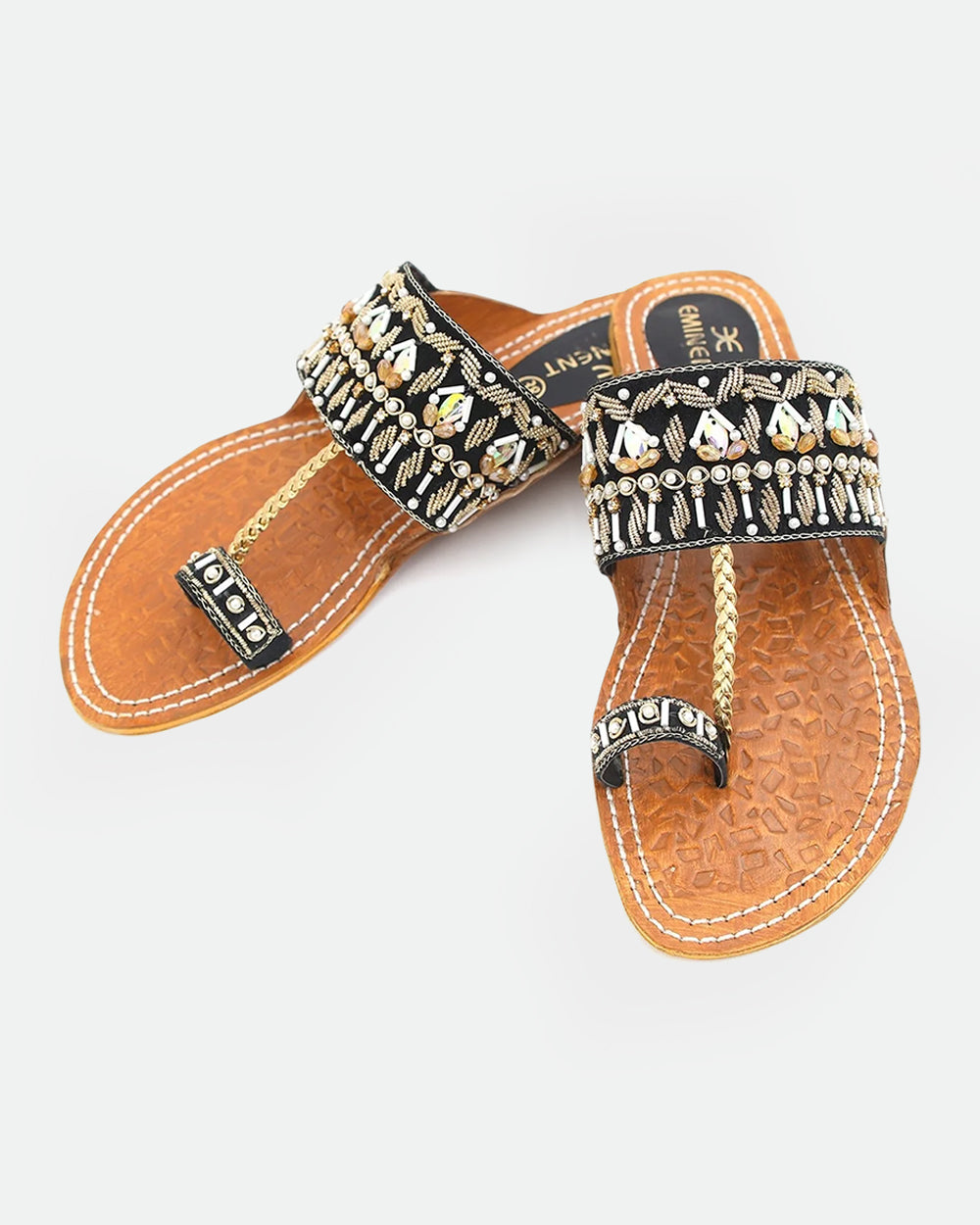 Eminent Women's Leather Kolhapuri Slipper, Women Slippers, Eminent, Chase Value