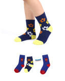 Valuables Girls Printed Lycra Socks - 4 Pc
