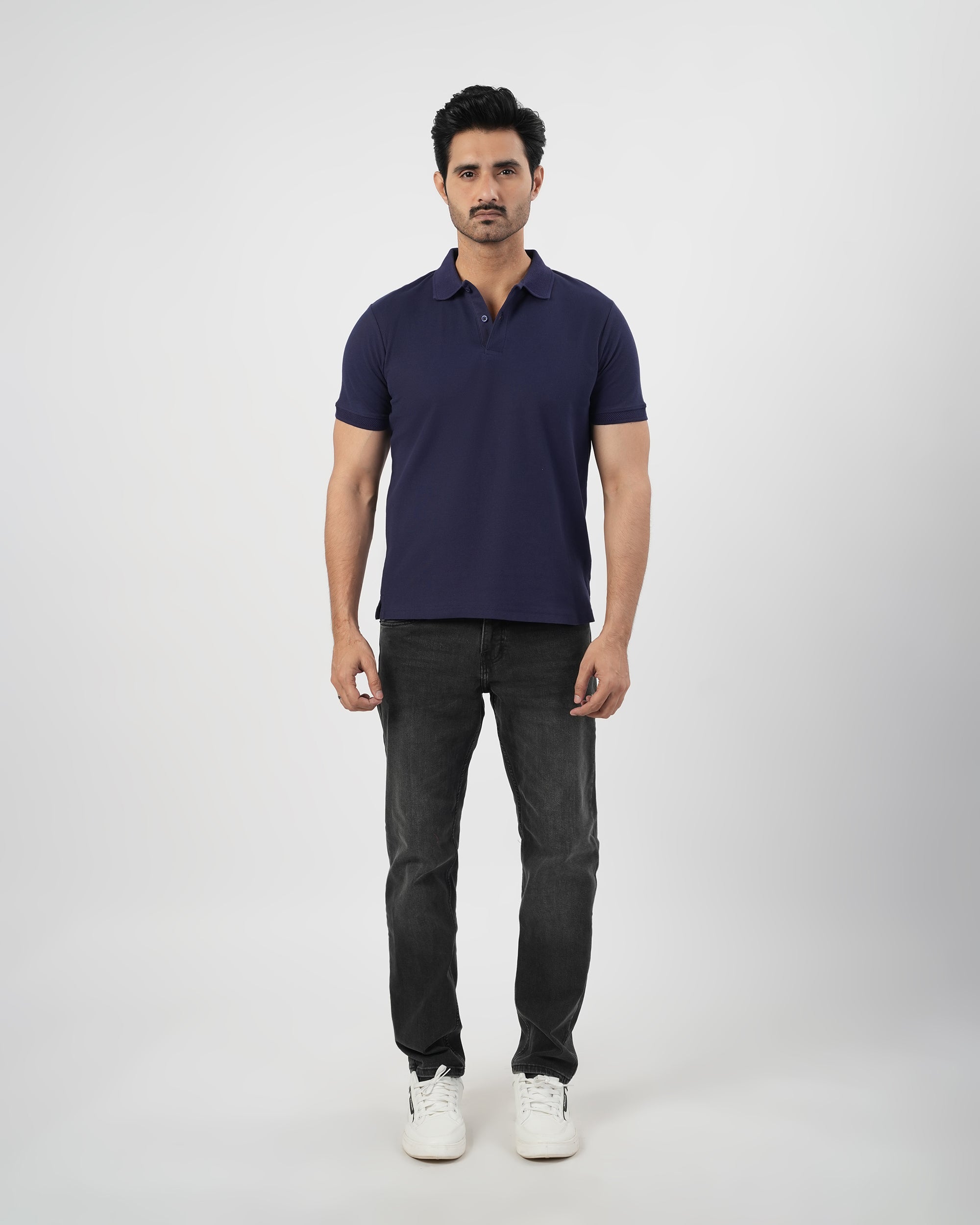 Eminent Men’s Solid Pique Polo T-Shirt