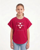 Valuables Girls' Half Sleeve Printed T-Shirt