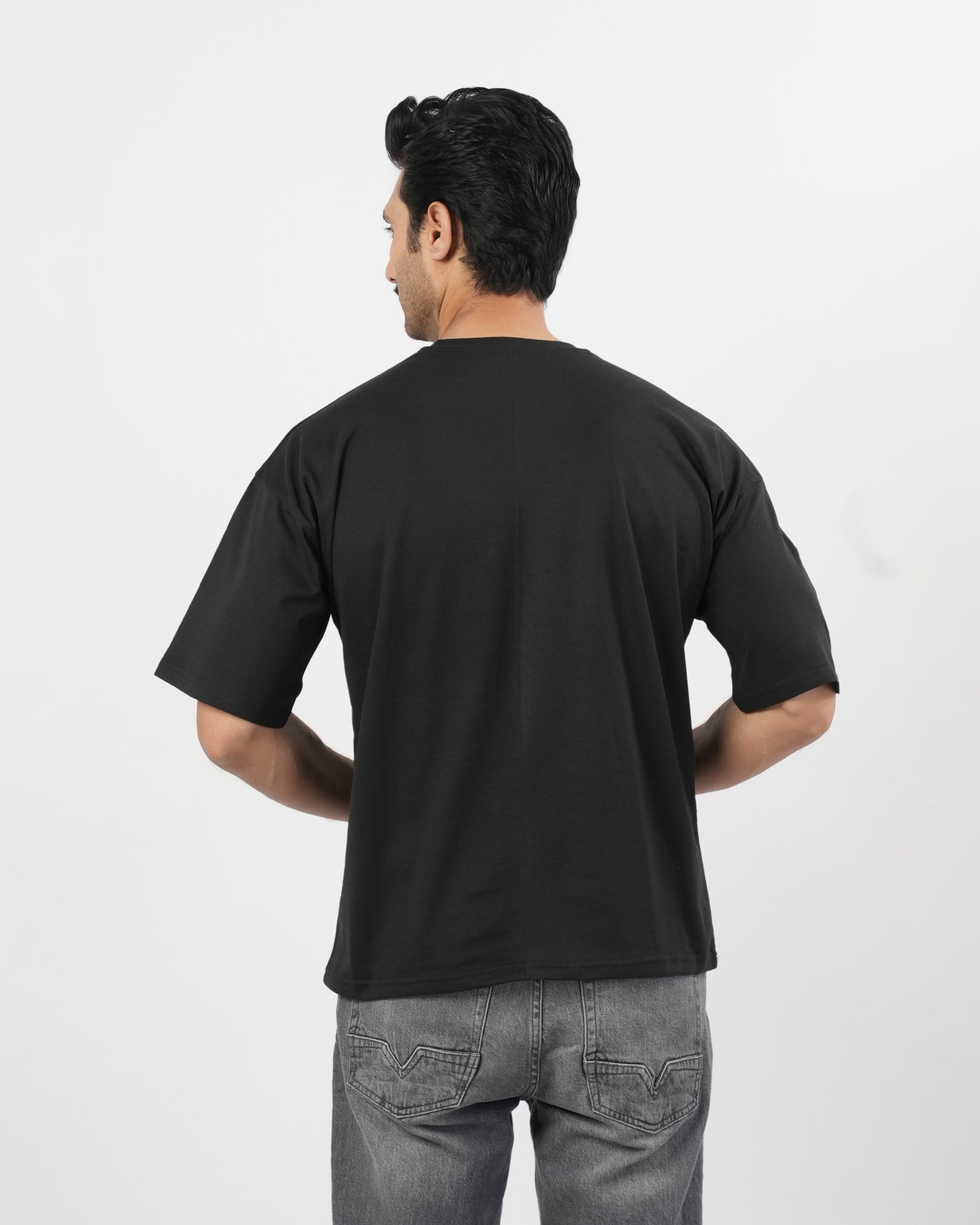 Men's Printed Drop Shoulder T-Shirt