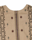 Women's Khaddar Embroidered Suit - 2 Pc