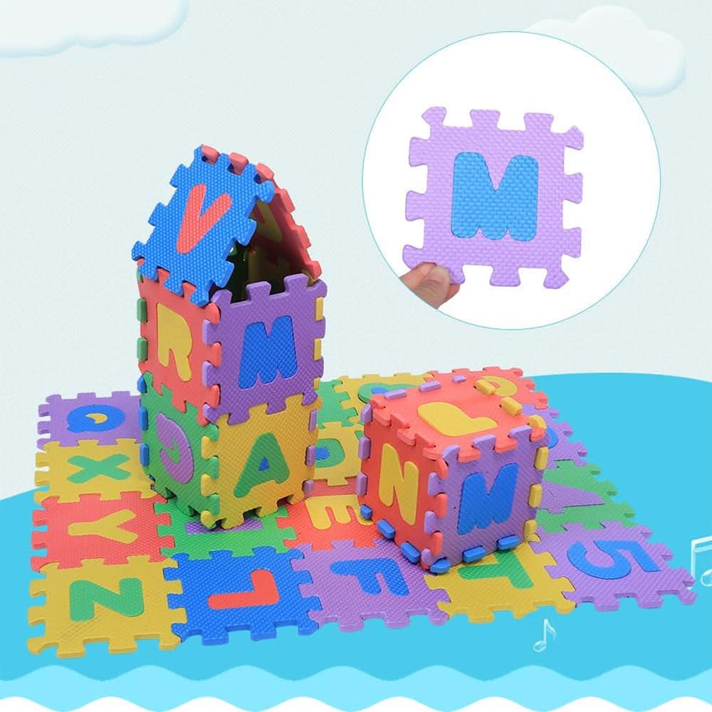 Eva Puzzle Mats Series ABC 36 Pieces - Multi Color, Board Games & Puzzles, Chase Value, Chase Value