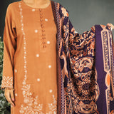 Eminent Dhank Embroidered Unstitched 3Pcs Suit with Herringbone Shawl - 18, Women, 3Pcs Shalwar Suit, Eminent, Chase Value