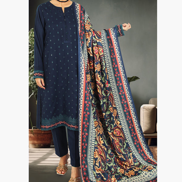 Eminent Dhank Embroidered Unstitched 3Pcs Suit with Herringbone Shawl - 20, Women, 3Pcs Shalwar Suit, Eminent, Chase Value