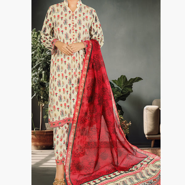 Eminent Linen Dobby Printed Unstitched 3Pcs Suit - 10, Women, 3Pcs Shalwar Suit, Eminent, Chase Value