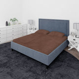 Waterproof Mattress Protector Double Bed Sheet - Brown, Double Size Bed Sheet, Chase Value, Chase Value