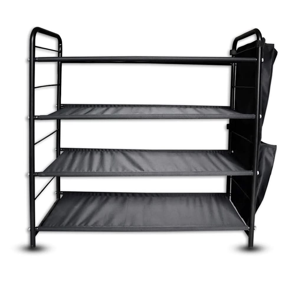 4 Tier Shoe Rack - Grey, Shoes Accessories, Relaxsit, Chase Value