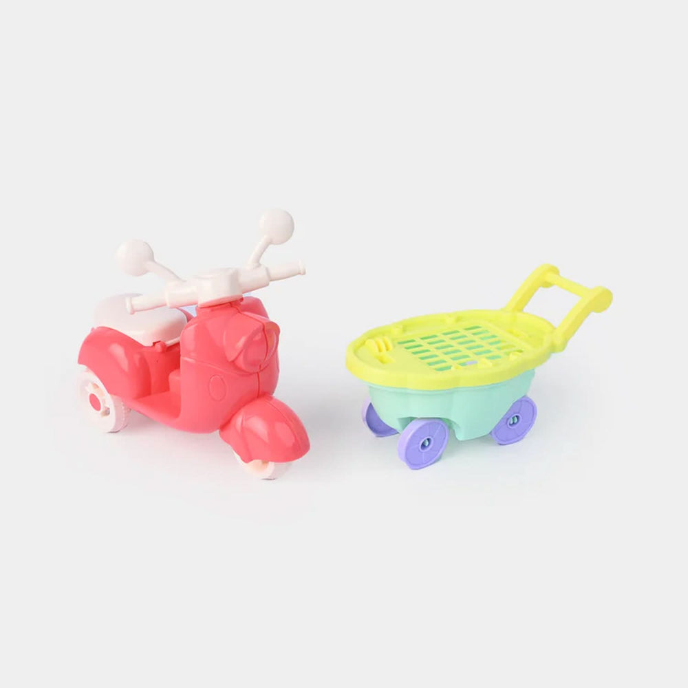 Trolly Case Kitty Set with Toys - Purple, Kids Cosmetic & Kitchen Sets, Chase Value, Chase Value