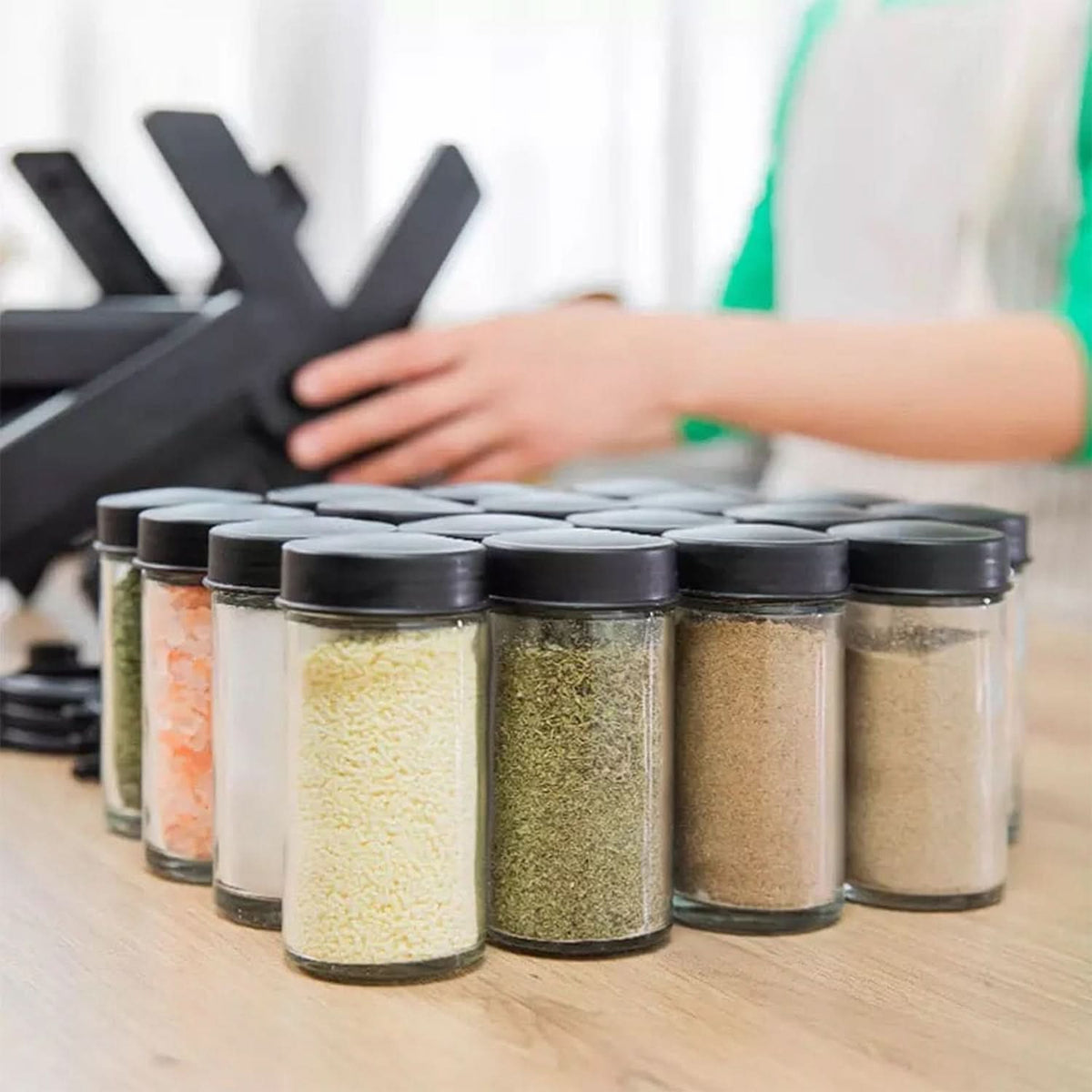18 Jar Rotating Spice Rack, Spice Boxes, Chase Value, Chase Value
