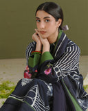 Women's Printed Suit 3-Pc - Inspired by Zara Shah Jahan - 4