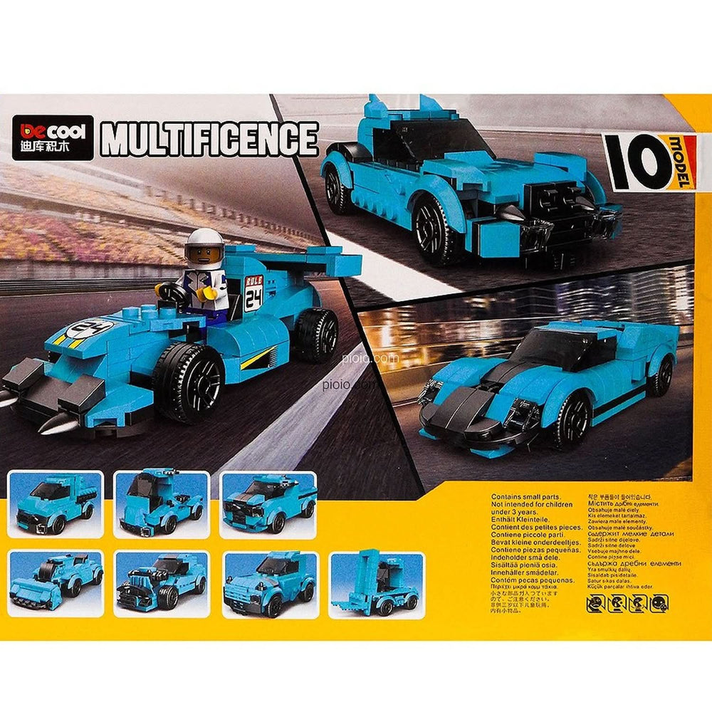 Lego Building Blocks Decool Multificence Blue - Cyan, Kids Blocks & Building Toys, Chase Value, Chase Value