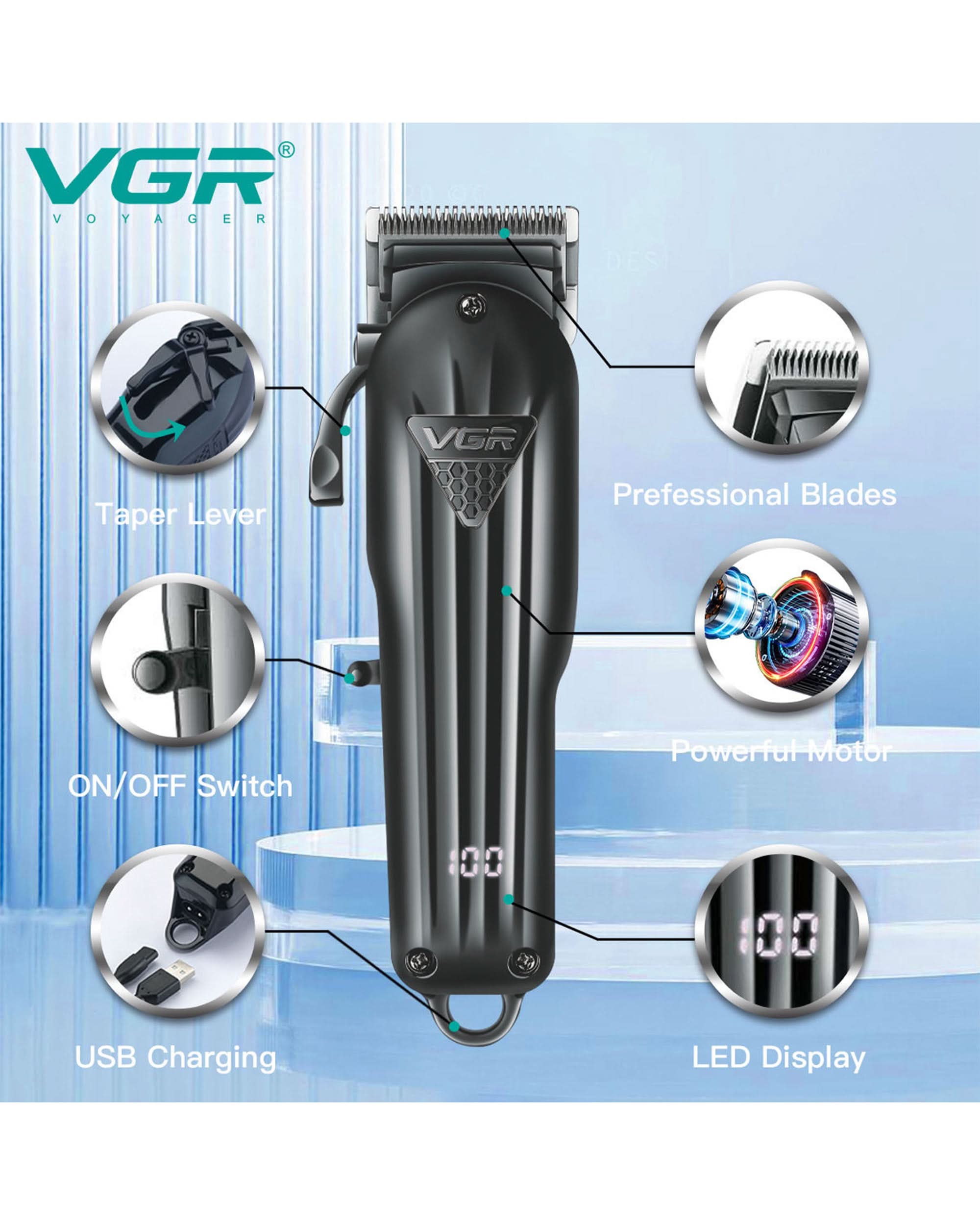 Cordless Hair Clipper, Shaver & Trimmers, Chase Value, Chase Value