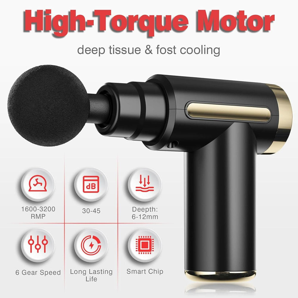Profession Portable 4 in 1  Hand Held Body Massage Gun, Massagers, Chase Value, Chase Value
