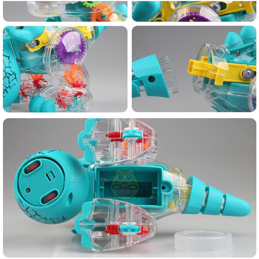 Dinosaur Toy with Light & Music - Cyan, Animal Toys, Chase Value, Chase Value