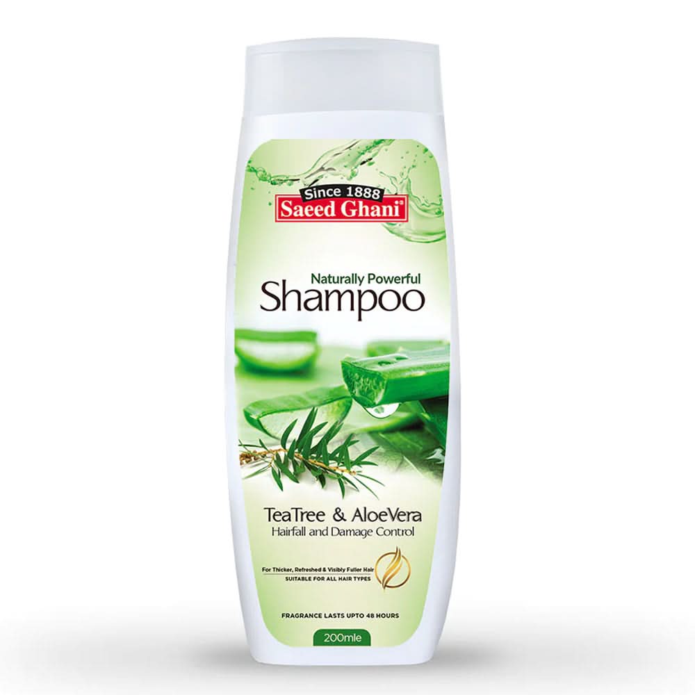 Saeed Ghani Tea Tree Shampoo 200Ml - Teatree & Aloe Vera, Shampoo & Conditioner, Saeed Ghani, Chase Value