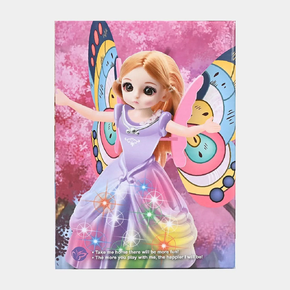 Battery Operated  Princess With Light & Music - Blue, Dolls & House, Chase Value, Chase Value