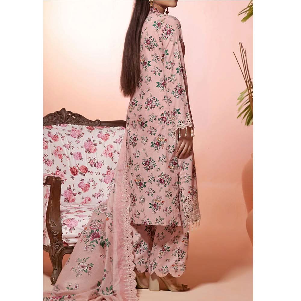 Aiza & Momina Digital Printed Chikankari Embroidered Unstitched 3Pcs Suit - 40, Women, 3Pcs Shalwar Suit, VS Textile, Chase Value