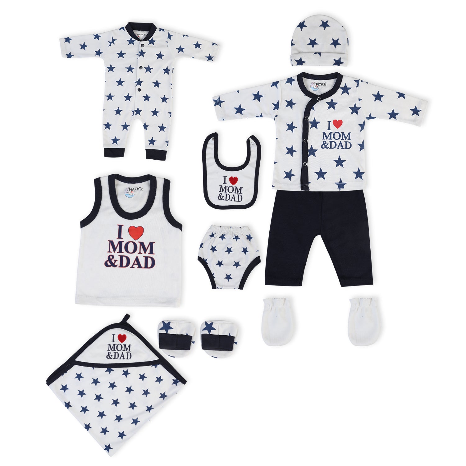 Newborn 10Pcs Gift Set Star, Newborn Gift Set, Chase Value, Chase Value