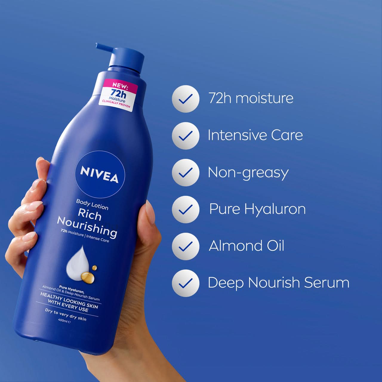 Nivea Nourishing Dry Skin Loti, Beauty & Personal Care, Lotion & Cream, Nivea, Chase Value