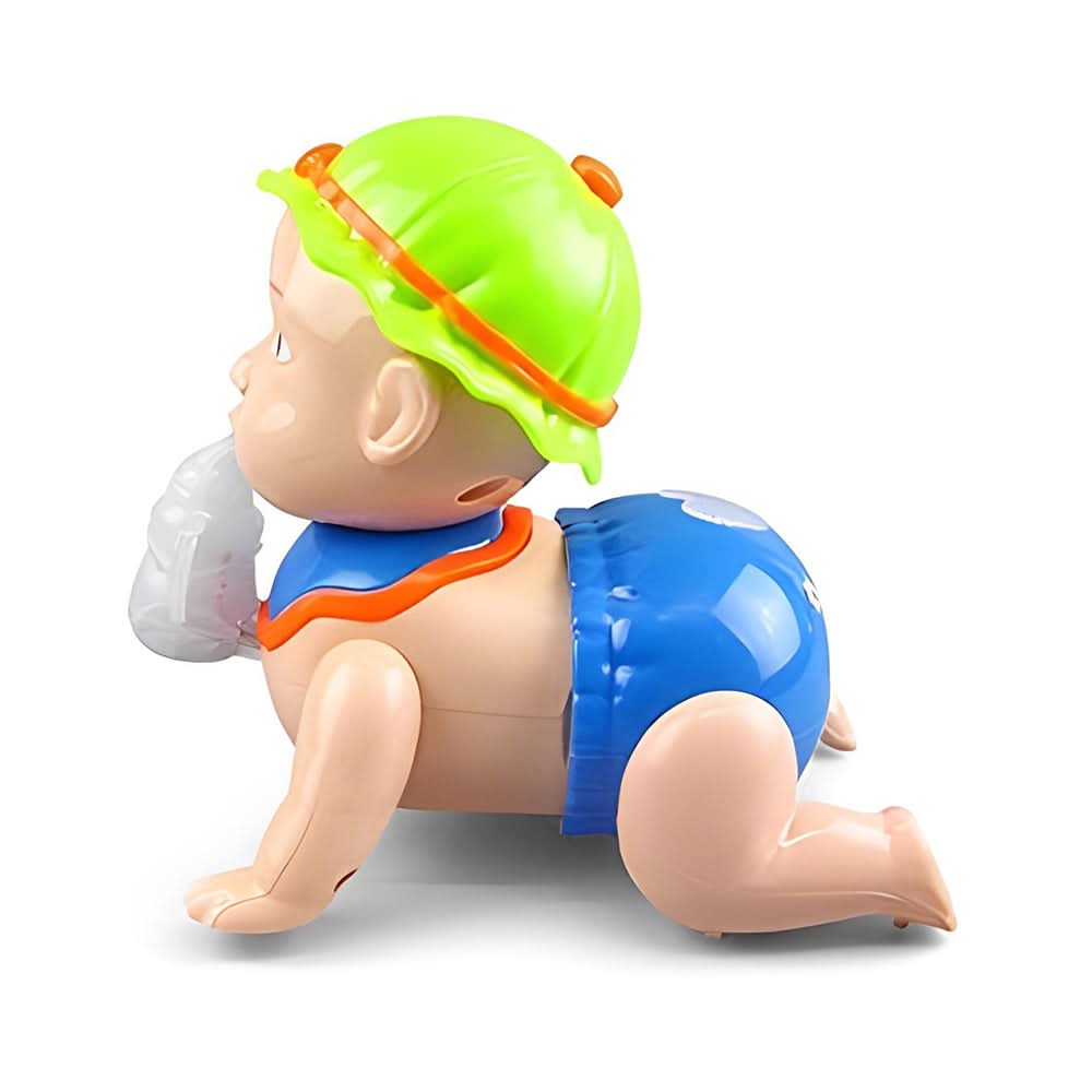Electrical Crawling Baby with Flashing Light For Kids Toys, Musical Toys, Chase Value, Chase Value