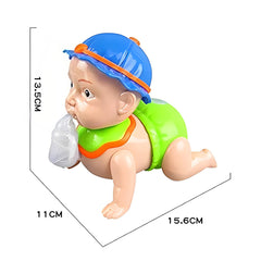 Electrical Crawling Baby with Flashing Light For Kids Toys