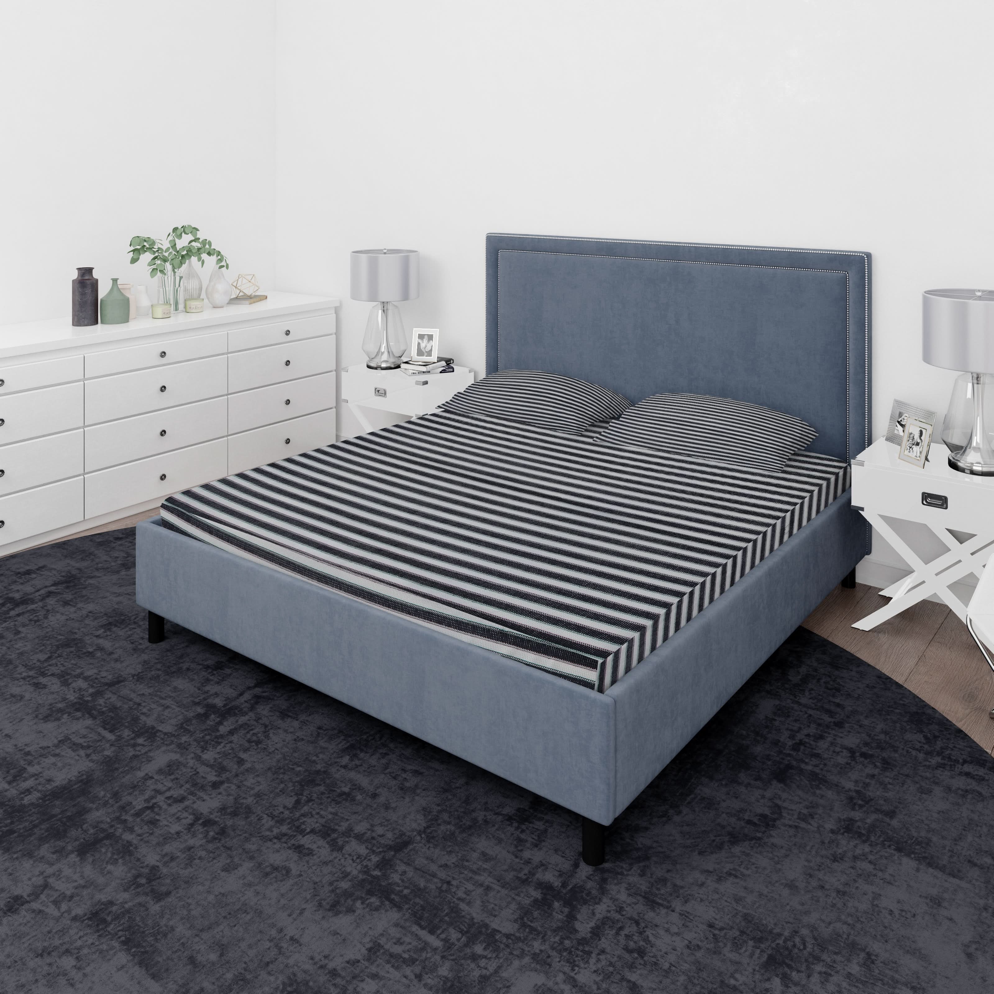 Water Proof Mattress Protector Double Bed - Navy Blue, Mattress Protector, Chase Value, Chase Value