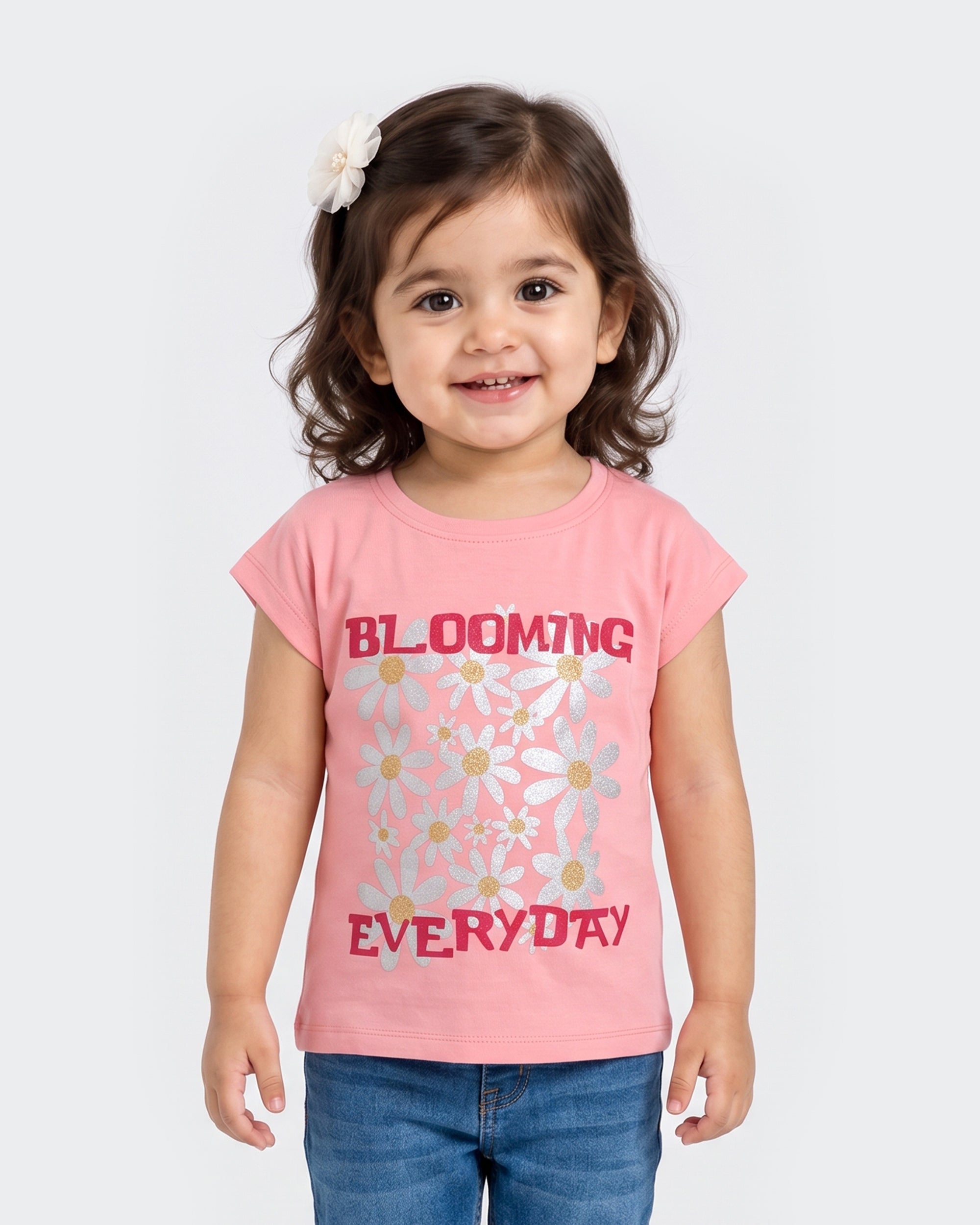 Eminent Girls Half Sleeves T-Shirt
