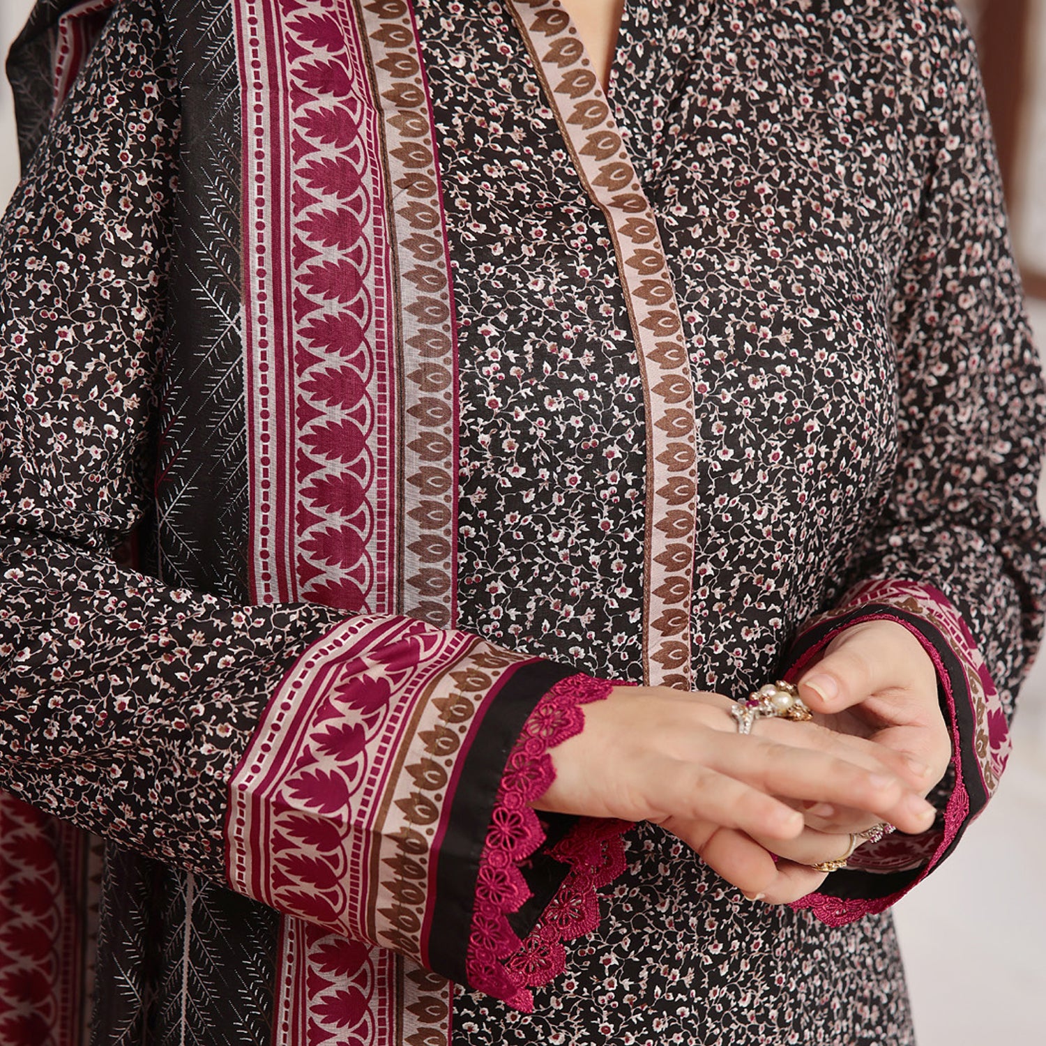 Sufinas By VS Textile Lawn Printed Unstitched 3 Pec Suit - 1148, Women, 3Pcs Shalwar Suit, VS Textile, Chase Value