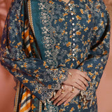 Aiza & Momina Digital Printed Chikankari Embroidered Unstitched 3Pcs Suit - 45, Women, 3Pcs Shalwar Suit, VS Textile, Chase Value