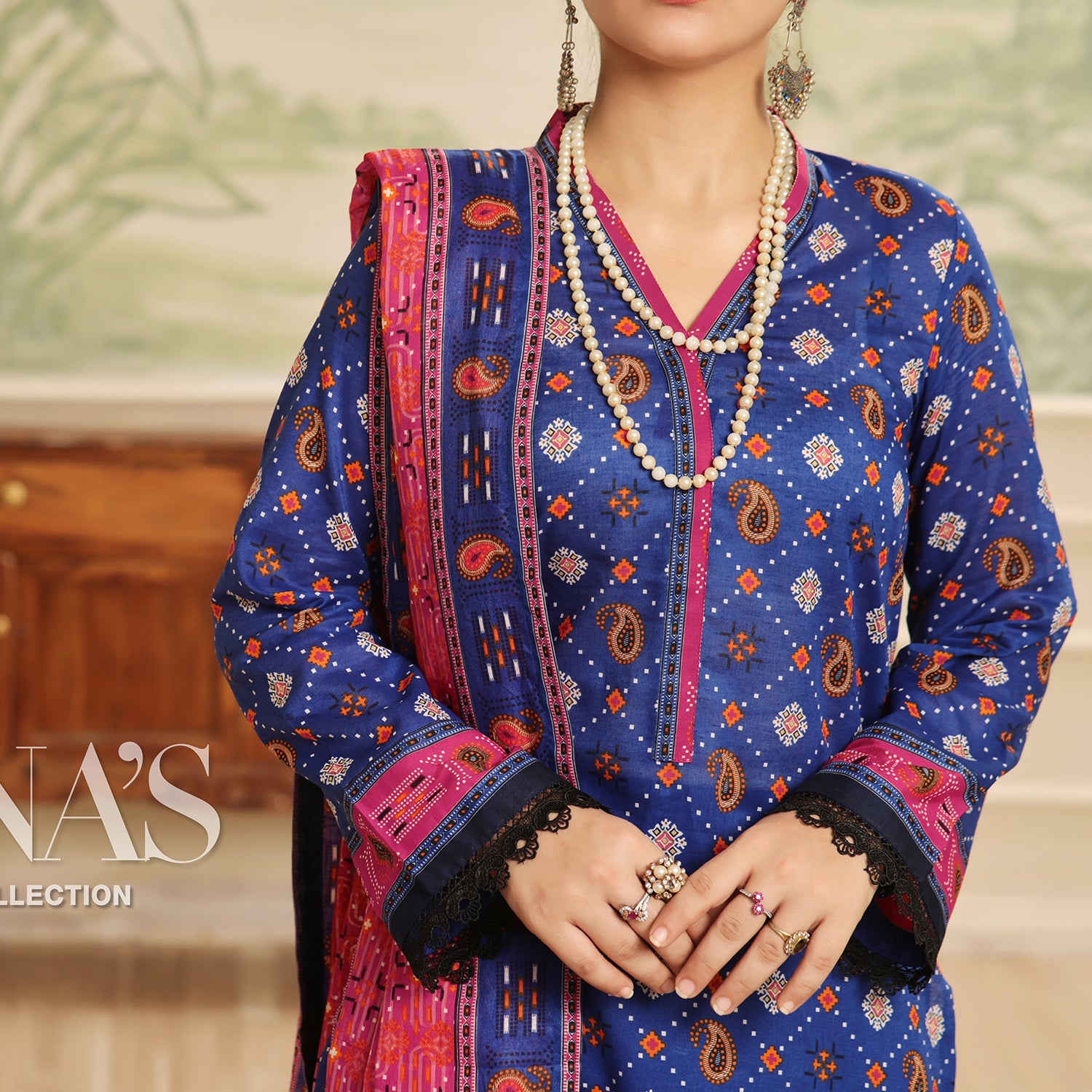 Sufinas By VS Textile Lawn Printed Unstitched 3 Pec Suit - 1151, Women, 3Pcs Shalwar Suit, VS Textile, Chase Value