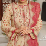 MISRI Embroidered Lawn By VS Textile 3-Piecs Unstitched Suit - 474, Women, 3Pcs Shalwar Suit, VS Textile, Chase Value