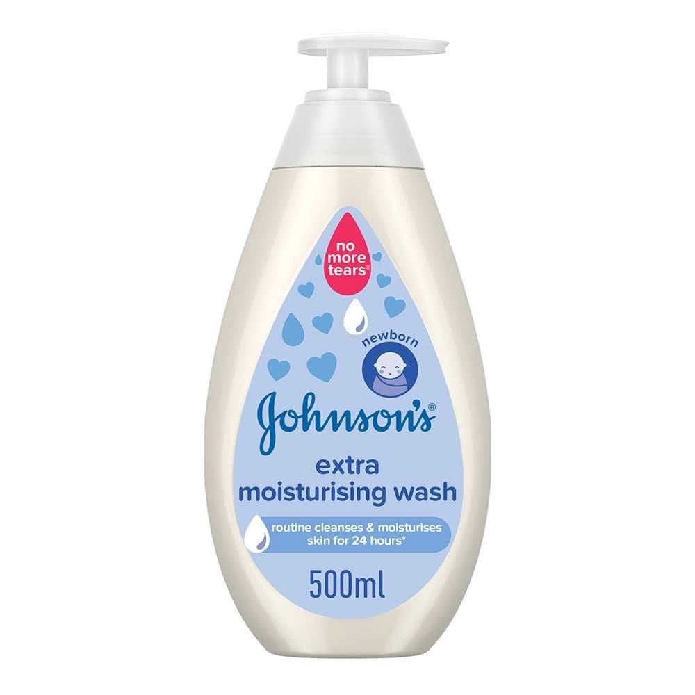Johnson's Extra Moisturising Bath, Newborn, 500ml, Baby Care, Johnson's, Chase Value