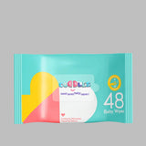 Cuddles Baby Wipes 48 Pcs - White, Diapers & Wipes, Chase Value, Chase Value